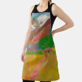 Tahitian Landscape Paul Gauguinポスト印象派 エプロン (インサイチュ)
