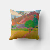 Tahitian Landscape Paul Gauguinポスト印象派 クッション (裏面)