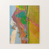 Tahitian Landscape Paul Gauguinポスト印象派 ジグソーパズル (縦)