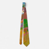 Tahitian Landscape Paul Gauguinポスト印象派 ネクタイ (裏面)