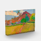 Tahitian Landscape Paul Gauguinポスト印象派 フォトブロック (左)