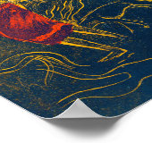 Tahitian Women and Dog, Gauguin ポスター (角)