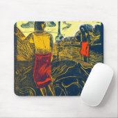 Tahitian Women and Dog, Gauguin マウスパッド (マウス)