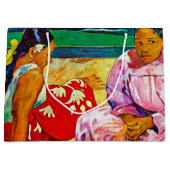Tahitian Women, Gauguinラージ抱き枕 ラージペーパーバッグ (正面)