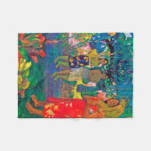 Tahitian Women, Gauguin フリースブランケット (正面(横))