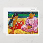 Tahitian Women, Gauguin ポストカード (正面/裏面)
