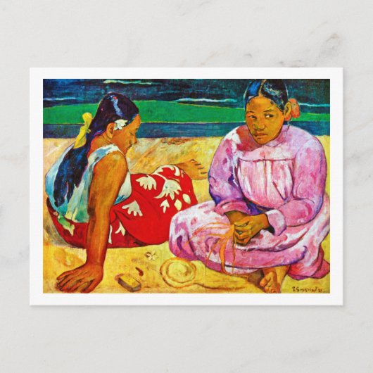 Tahitian Women, Gauguin ポストカード (正面)