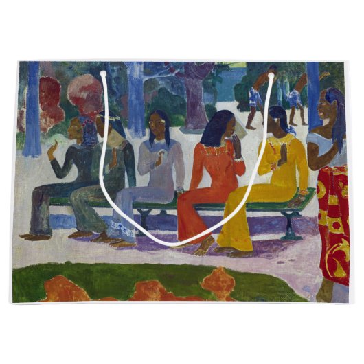 Tahitian Women, Gauguin ラージペーパーバッグ (正面)