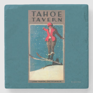 Tahoeの居酒屋の広告宣伝ポスター ストーンコースター