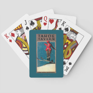 Tahoeの居酒屋の広告宣伝ポスター トランプ