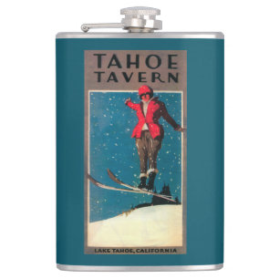 Tahoeの居酒屋の広告宣伝ポスター フラスク