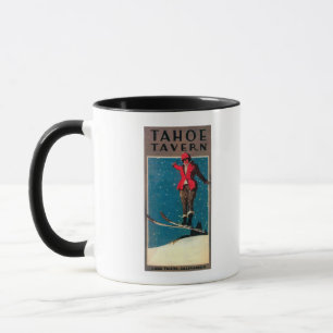 Tahoeの居酒屋の広告宣伝ポスター マグカップ