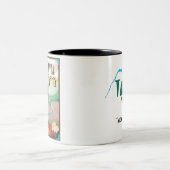 Tahomaはマグを耕作します ツートーンマグカップ (中央)