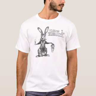 Taiによる白いウサギのTシャツ Tシャツ