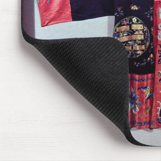 Taiのキーのインおよびヤンが付いている道教徒ローブ マウスパッド (コーナー)