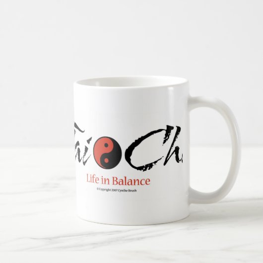 Taiのキーのインかヤンの「バランスの生命」の信号器のマグ マグカップ (右)