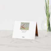 Taiのキーのメッセージカード カード (裏面)