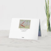 Taiのキーの挨拶状 カード (裏面)