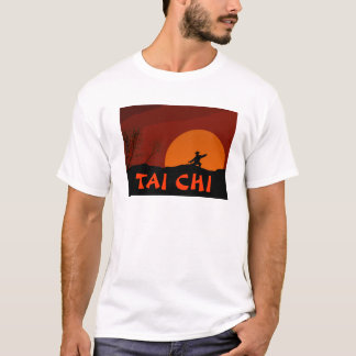 TAIのキーの日没の人の修道士色 Tシャツ