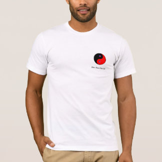 taiのキーの記号を用いる白くユニセックスなTシャツ Tシャツ