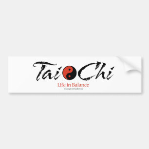 Taiのキーの「バランスの生命」のバンパーステッカー バンパーステッカー