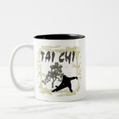 TAIのキーのTシャツ ツートーンマグカップ (左)