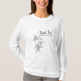 Taiのキーは「あなたの行為」のタケ写実的で軽いティーです Tシャツ