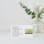 Taiのキーをしているかわいいリス 名刺 (スタンド正面)