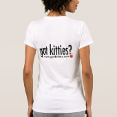 Taiのキー猫芽及びトニーのTシャツ Tシャツ (裏面)