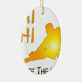 Taiのキー-調和を培って下さい セラミックオーナメント (右)