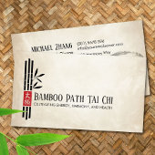 Tai Chi and Qigong - Bamboo 名刺