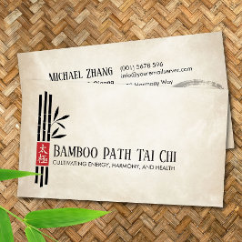 Tai Chi and Qigong - Bamboo 名刺