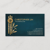 Tai - Chi Bagua / Pakua and Lucky bamboo 名刺 (正面)