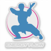 Tai Chi Energy Flow Martial Arts シール (正面)