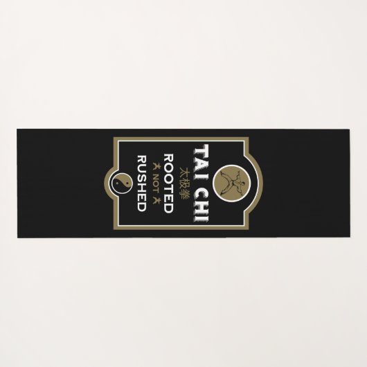 Tai Chi Practitioner Gift ヨガマット (裏面(横))