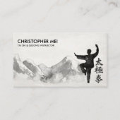 Tai Chi & Qigong Instructor 名刺 (正面)