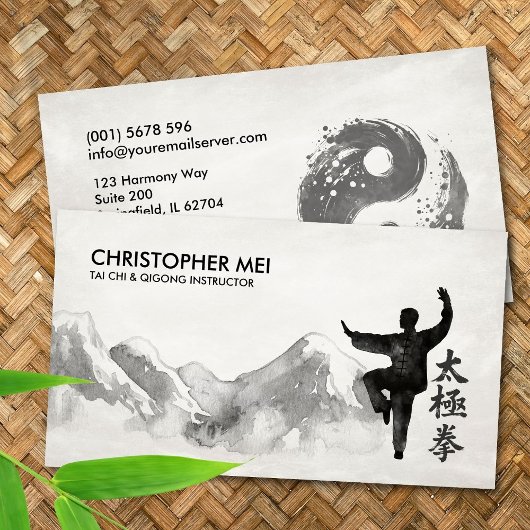 Tai Chi & Qigong Instructor 名刺