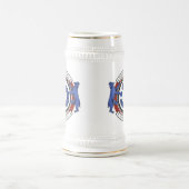 Taifalos -ステインHeraldic紋章付き外衣 ビールジョッキ (中央)