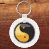 Taijitu_yellow キーホルダー (正面)