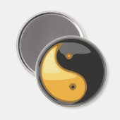 Taijitu_yellow マグネット (正面/裏面)