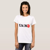 Taikoの人(デザイン1) Tシャツ (正面フル)
