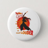 TaikoGirl Loud (dreadlocks) 缶バッジ (正面)