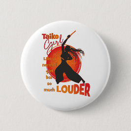 TaikoGirl Loud (dreadlocks) 缶バッジ