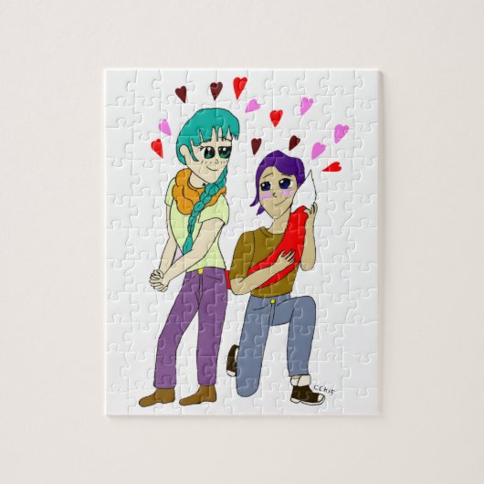 tail love ジグソーパズル (縦)