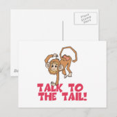 Tail Monkeyと話す ポストカード (正面/裏面)