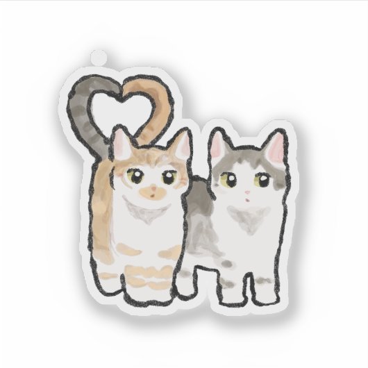 Tail of Love シール (正面)