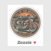 Tail of the Dragon Deals 318 curves road trip シール (シート)