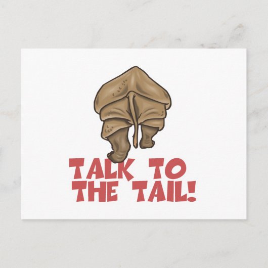 Tail Rhinoと話す ポストカード (正面)