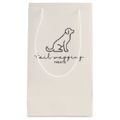 Tail Wagging Treats | 手作りの犬用ベーカリー スモールペーパーバッグ (正面)