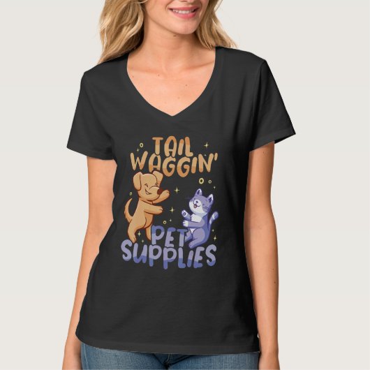 Tail wagginu2019 pet supplies Animal  Pet Store Tシャツ (正面)